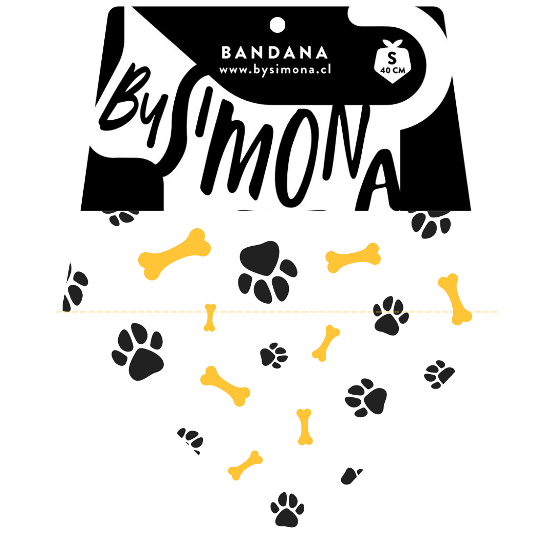 Bandana para Mascotas PAWS