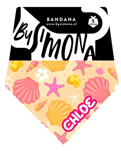 Bandana Personalizada con Collar Ajustable para Mascotas – Diseño  CHLOE