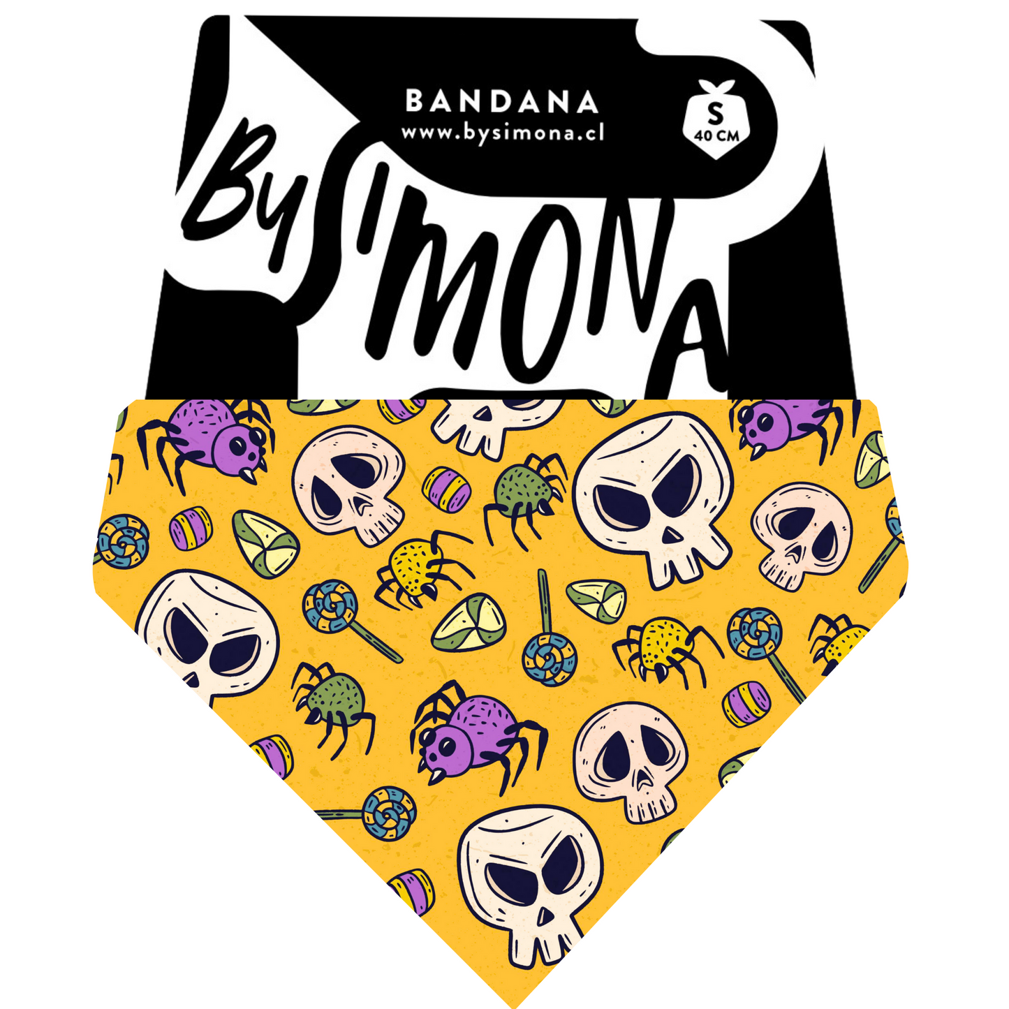 Bandana con Collar Candy & Skull 🎃