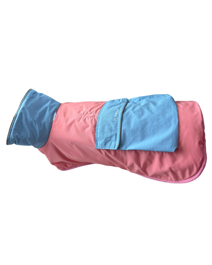 Parka Impermeable y Térmica para Perros diseño Rosado