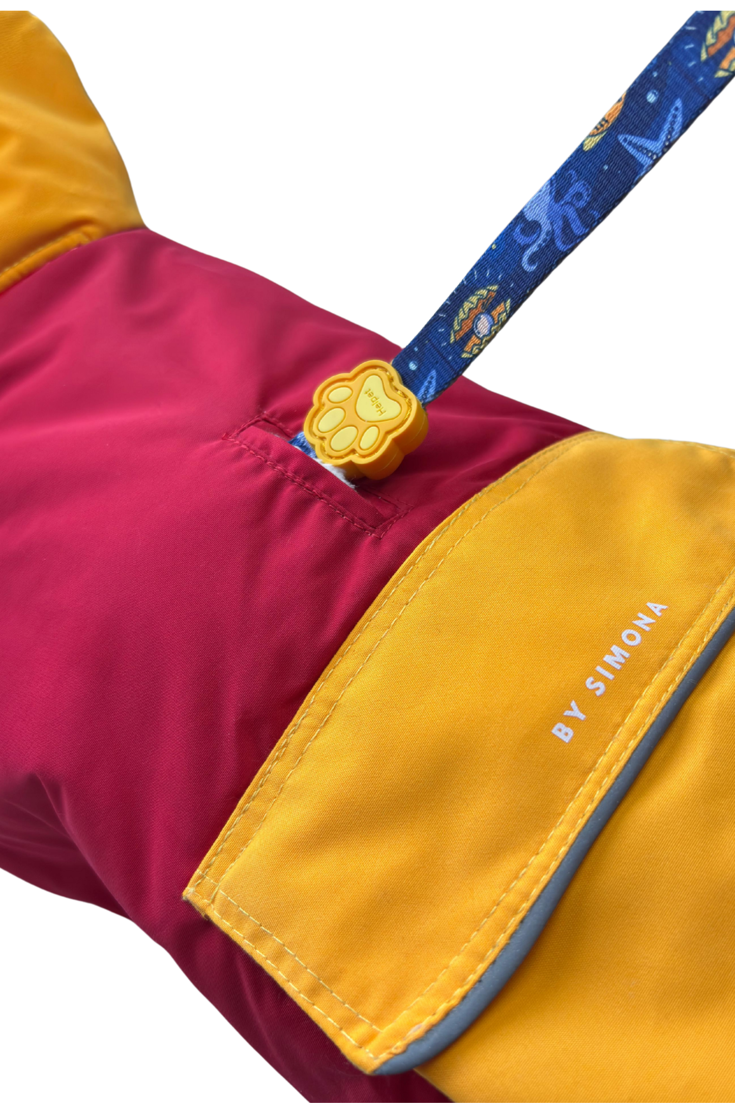 Parka Impermeable y Térmica para Perros diseño Rojo