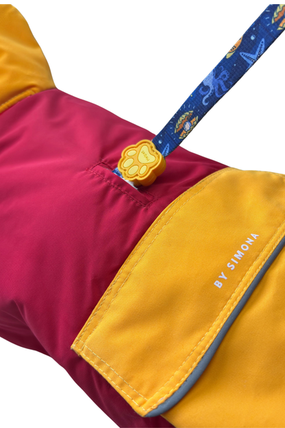 Parka Impermeable y Térmica para Perros diseño Rojo