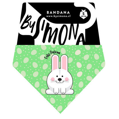 Bandana para Perros y gatos FELIZ PASCUA CONEJO 🐰