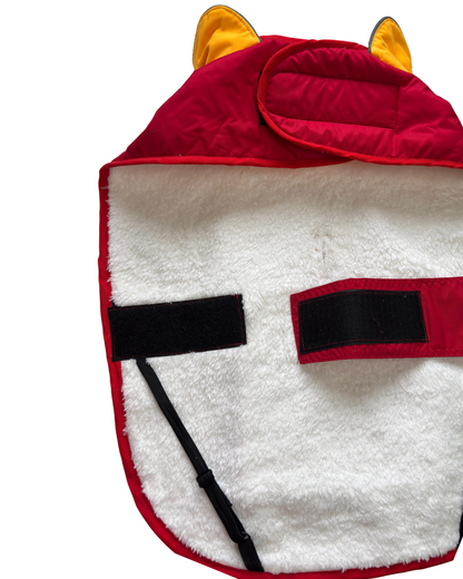 Parka Impermeable y Térmica para Perros diseño Rojo