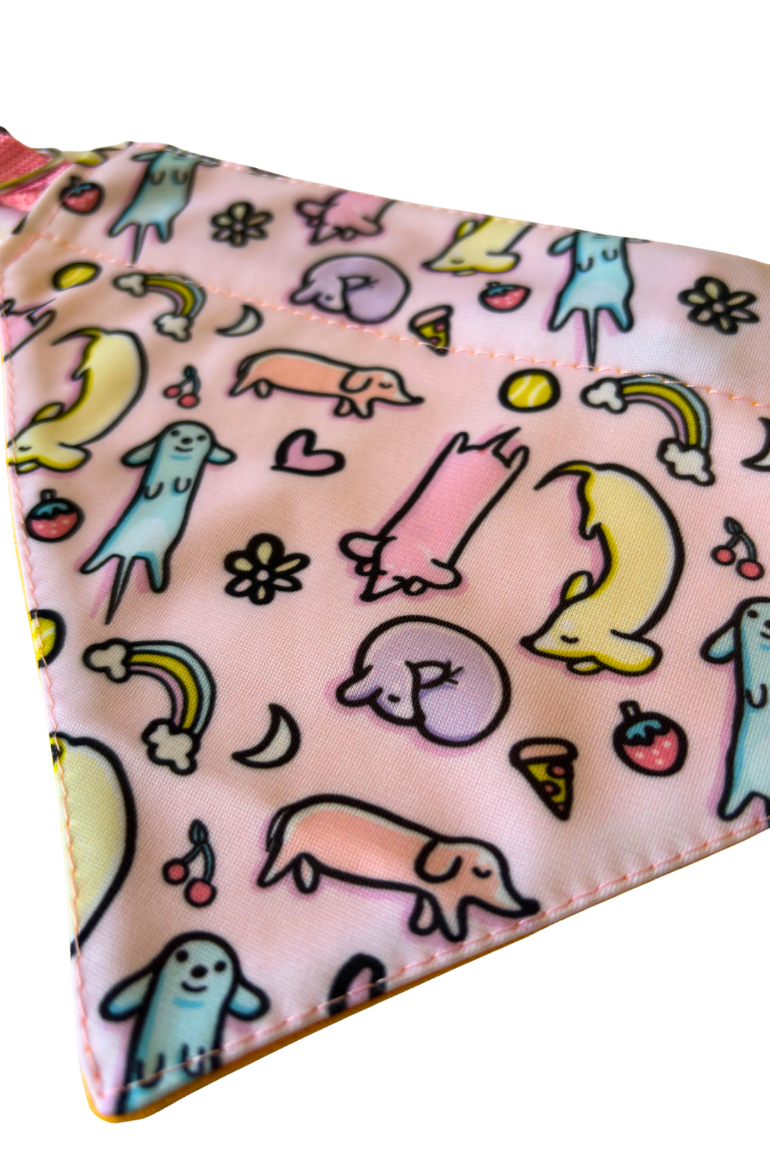 Bandana con collar ajustable para perros y gatos - Salchichas