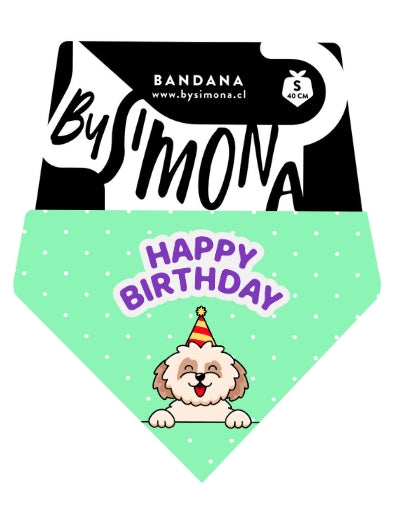 Bandana Cumpleaños Perrit@ 2 🎂