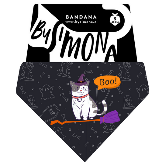 Bandana con Collar Gatit@ 🎃