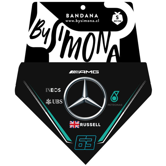 Bandana con Collar Ajustable para Perros y Gatos – Fórmula 1 - RUSSELL