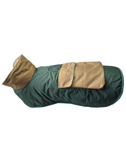 Parka Impermeable y Térmica para Perros diseño Verde