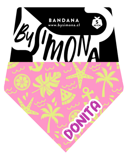 Bandana Personalizada con Collar Ajustable para Mascotas – Diseño  DONITA