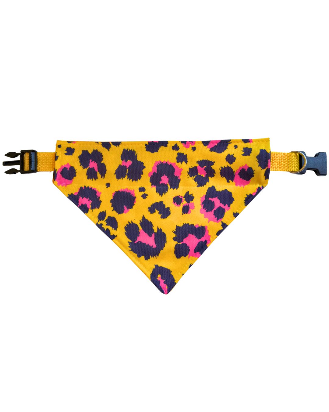 Bandana Personalizable Animal Print Yellow