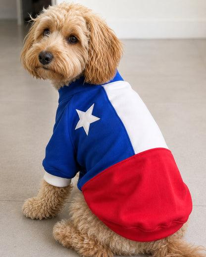 Polerón Bandera Chilena para Perros