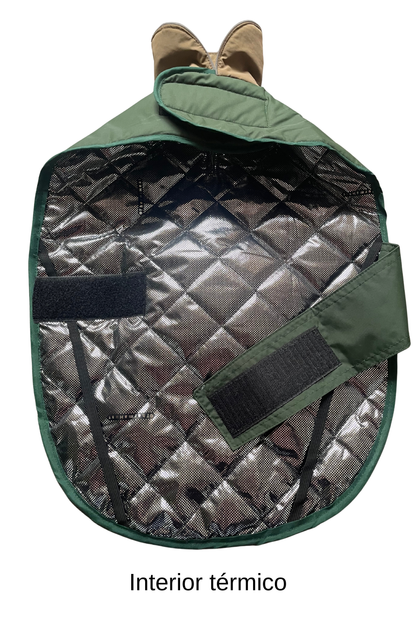 Parka Impermeable para perros Verde + Bandana de regalo