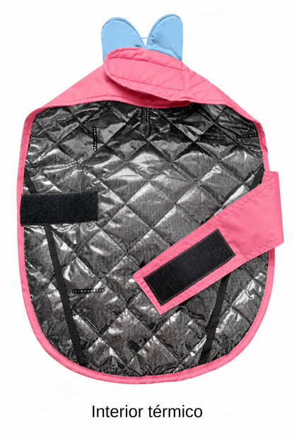Parka Impermeable para Perros Rosada + Bandana de regalo