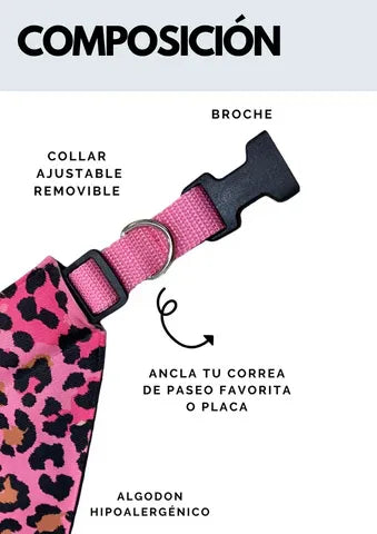 Bandana con collar para Perros Monsters Sulley